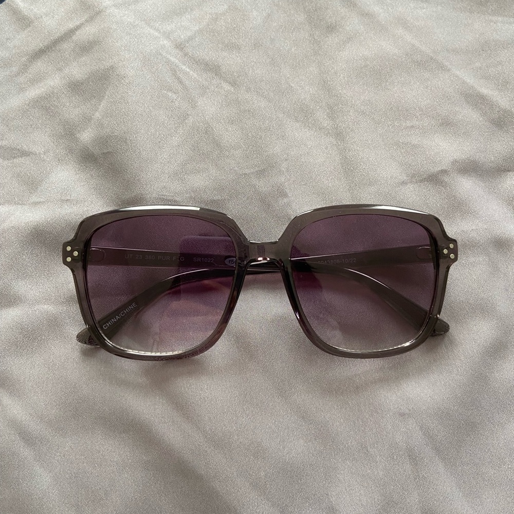 Dark Purple Sunglasses